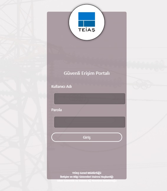 TEİAŞ Portal Şifremi Unuttum
