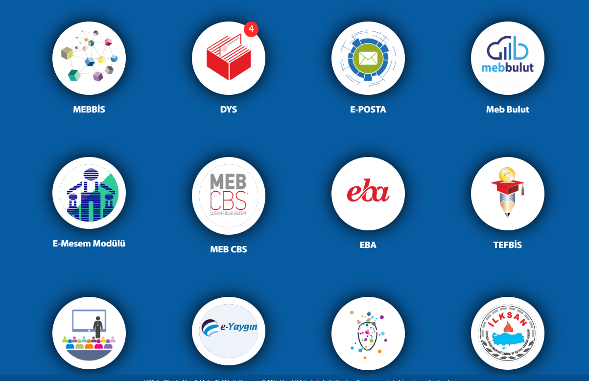 MEBBİS Giriş