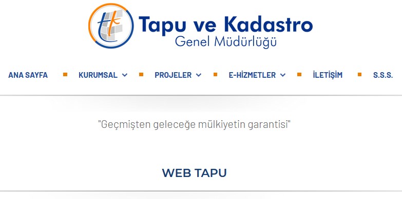 Web Tapu Şifresi Oluşturma
