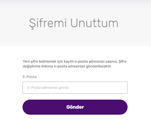 Gratis Şifremi Unuttum
